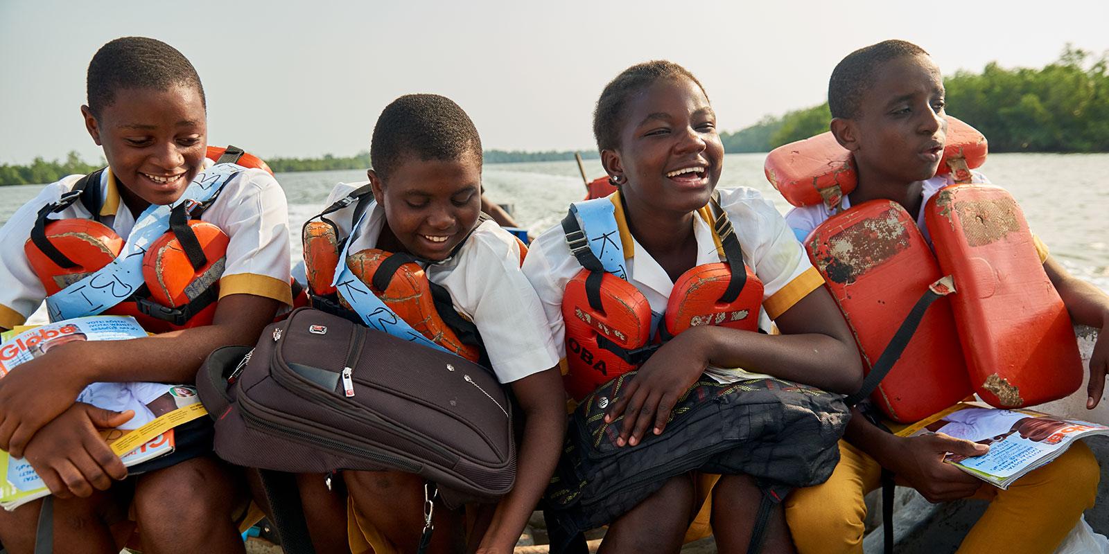 Ambassadors in a boat