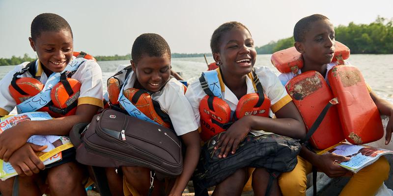 Ambassadors in a boat