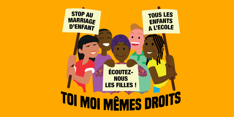 Girls rights illustration.
