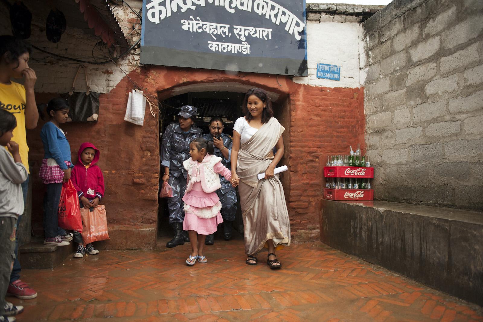 Indira on the street