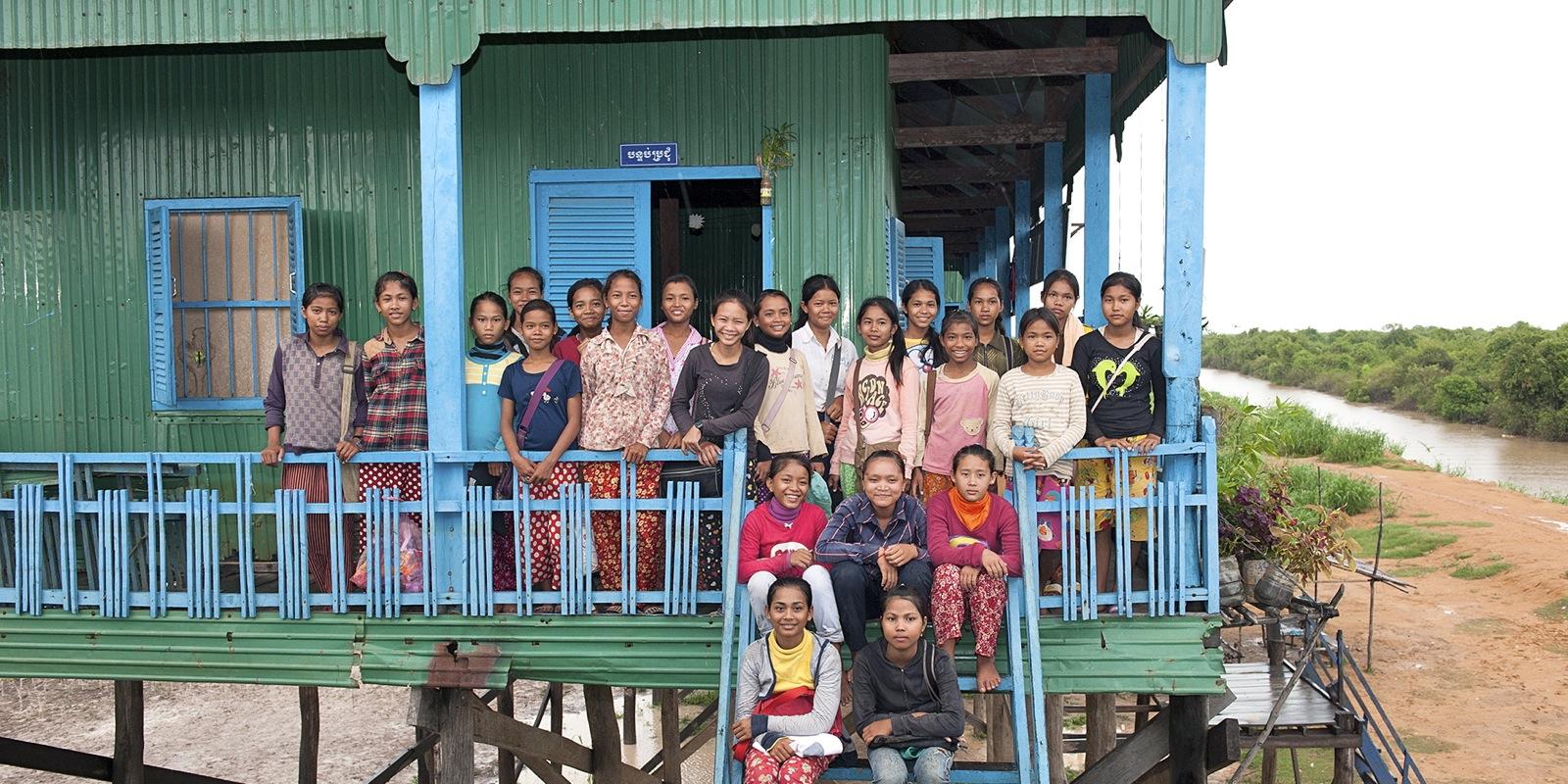 Room to read school in Cambodia