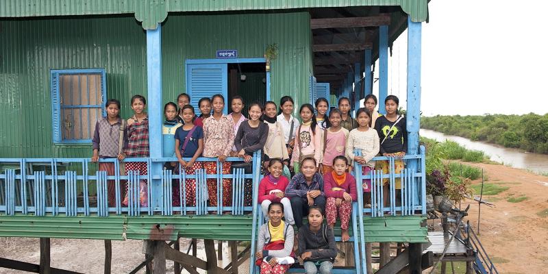 Room to read school in Cambodia