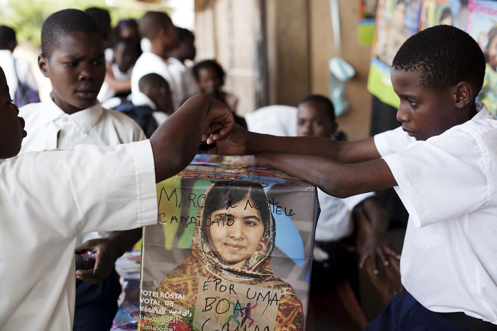 Ballot Box with Malala