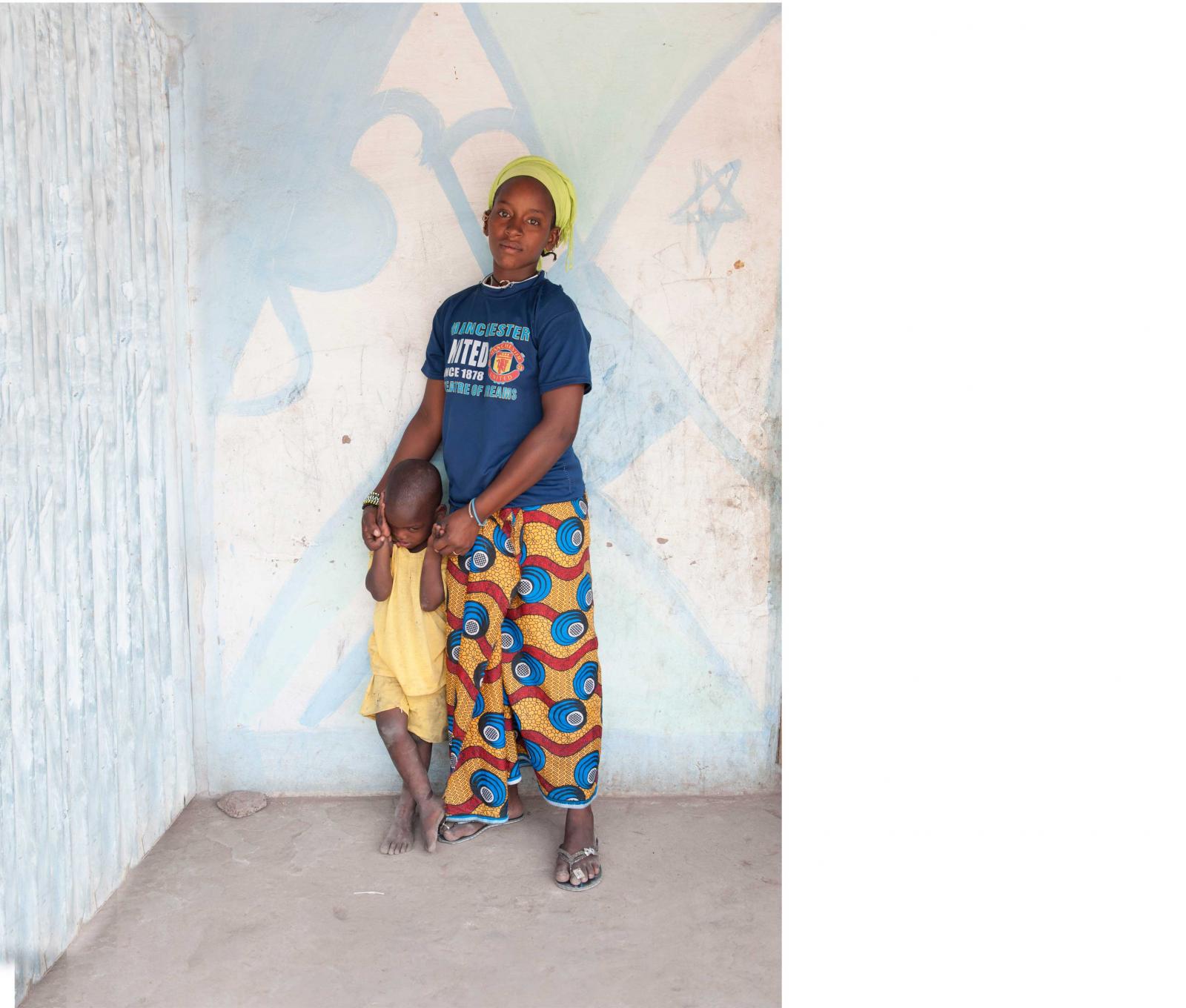 Mariama and one of her children