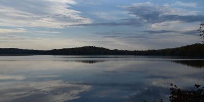 Beautiful lake and forest.