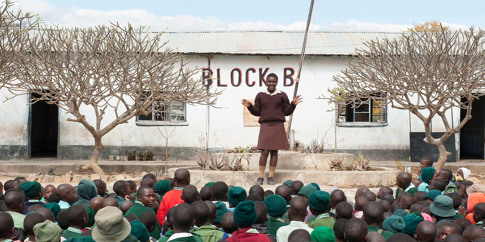 nbmatter speaks to crowd