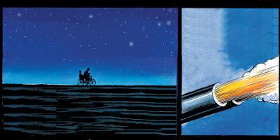 Graphic novel outtake.