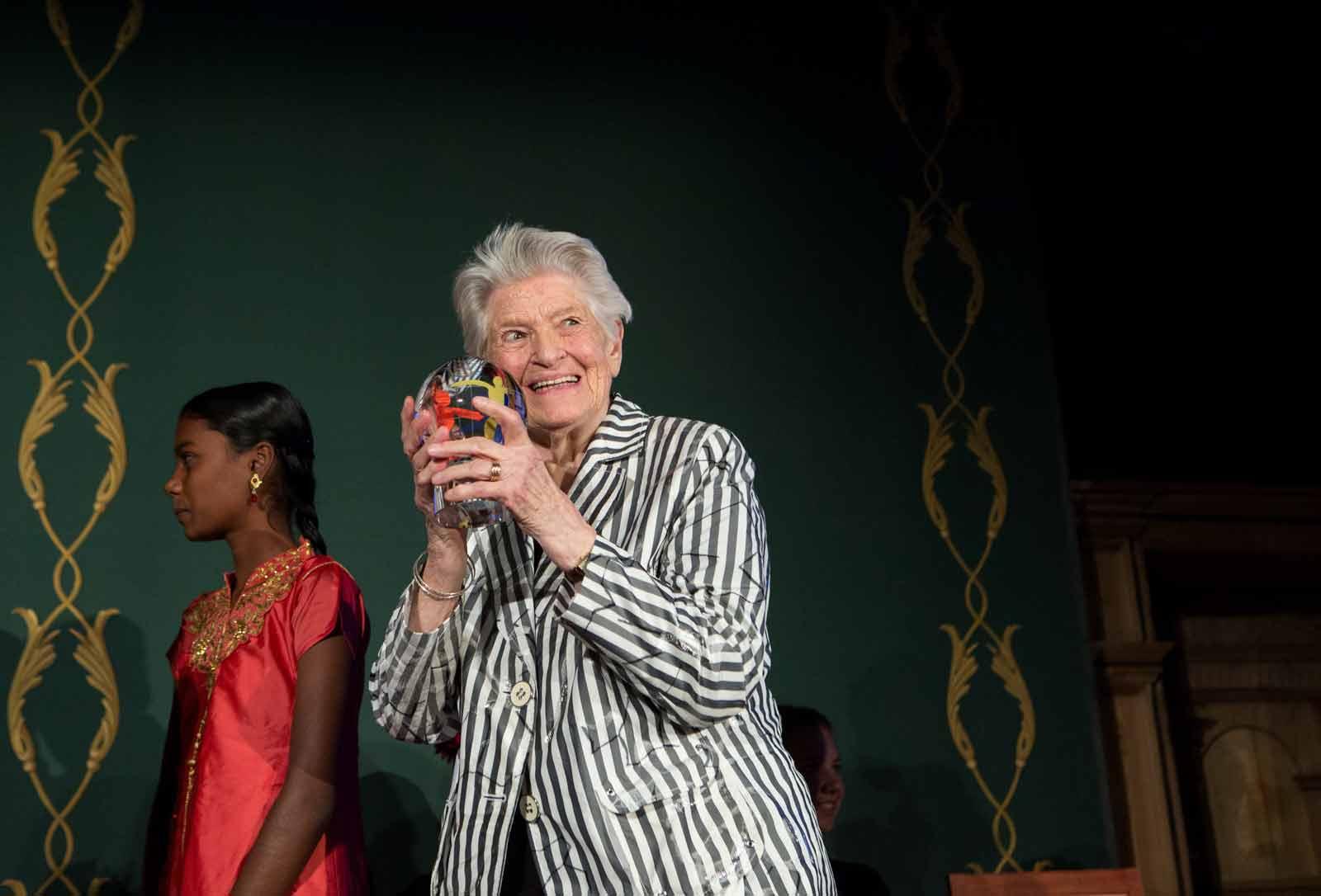 rosi gollmann at WCP ceremony