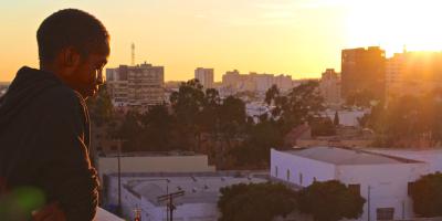 Taree look at the LA skyline